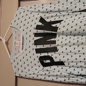 PINK Victoria's secret top with dogs